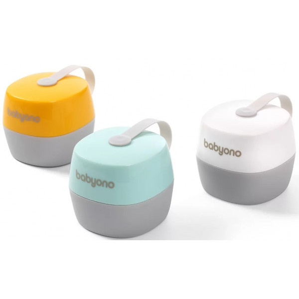 Фото - Контейнер для зберігання пустушок BabyOno Natural nursing жовтий (535/03)