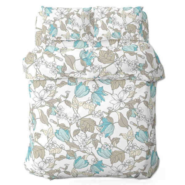 Фото - Комплект постільної білизни Home Line ВЕСНЯНИЙ ВЕЧІР бязь 143х215 см Щ140 нав. 50х70 Блакитний (169930) Фото - Комплект постільної білизни Home Line ВЕСНЯНИЙ ВЕЧІР бязь 143х215 см Щ140 нав. 50х70 Блакитний (169930)