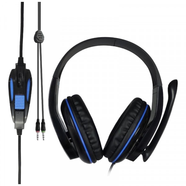 Фото - Гарнітура дротова ігрова Sades SA-701 Black/Blue (sa701blj)