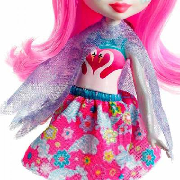 Фото - Коллекционная кукла Enchantimals Лебедь Саффи (FRH38)