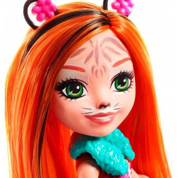 Фото - Коллекционная кукла Enchantimals Тигренок Тензи (FRH39)