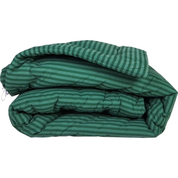 Фото - Ковдра літня двоспальна євро MirSon №130 Сolor Fun Line 17-0612 Stripe Emerald Bamboo 220х240 см +нав 2 шт. (2200010858211)