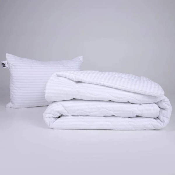 Фото - Ковдра літня полуторна MirSon антиалергенна №178 Сolor Fun Line 17-0605 Stripe White Tencel 155х215 + нав. 2 шт. (2200010854374)
