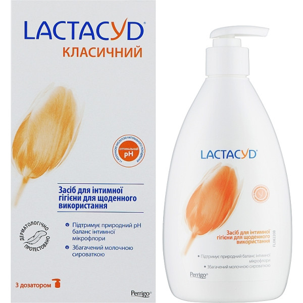 Фото - Гель для інтимної гігієни Lactacyd з дозатором 400 мл (5391520943232)