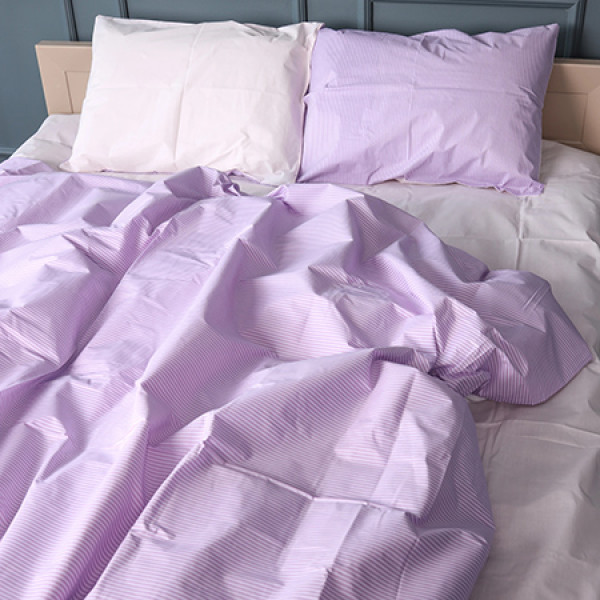 Фото - Комплект постільної білизни MirSon Бязь 17-0807 Soft Stripe 175х210 см (2200011455693)