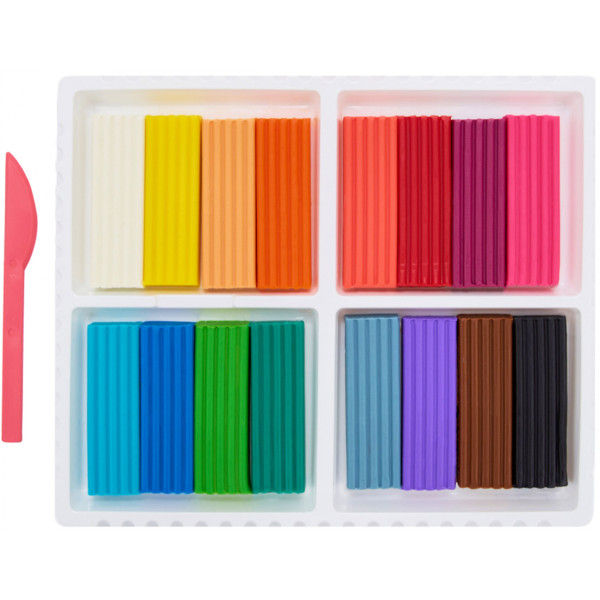 Фото - Пластилін класичний YES 16 кол. 320 г Line Friends (540675)