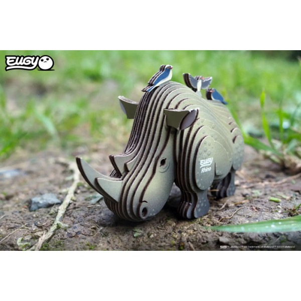 Фото - 3D пазли EUGY Зоопарк: Носоріг (XEG-076)
