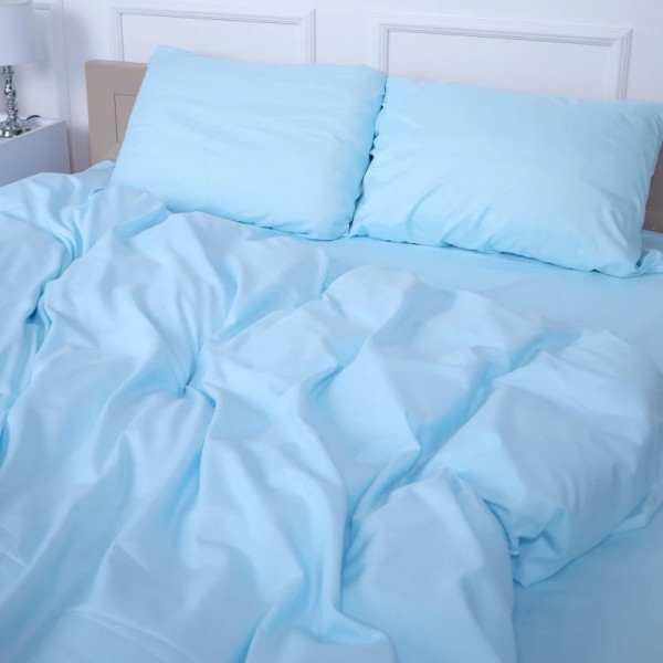 Фото - Простынь двуспальная MirSon Soft Elegance №12-4608 Clear Water 180х200 см (2200010911596)