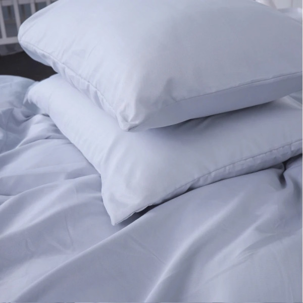 Фото - Простынь двуспальная MirSon Soft Elegance №14-4102 Glacier Gray 180х200 см (2200010912111)