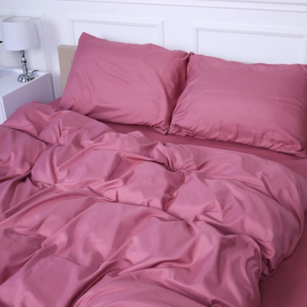 Фото - Простынь двуспальная MirSon Soft Elegance №17-1608 Heather Rose 180х190 см (2200010914702)