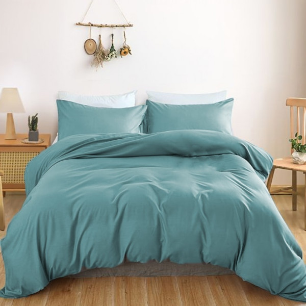 Фото - Простирадло двоспальне MirSon Satin Light Pro 10-015 Sea wave 180x190+25 см (2200010176223)