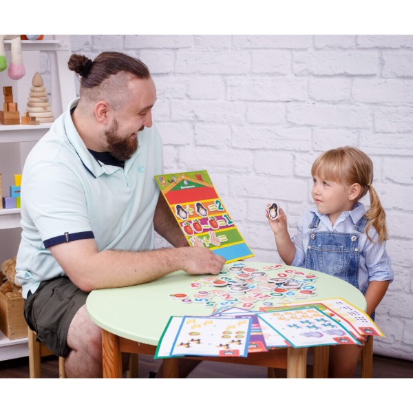 Фото - Настільна гра (5-7 років) Vladi Toys Математика з магнітною дошкою (укр) (VT5412-02)