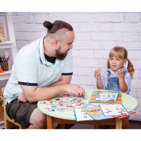 Фото - Настільна гра (5-7 років) Vladi Toys Математика з магнітною дошкою (укр) (VT5412-02)