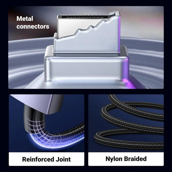 Фото - Кабель UGREEN DP118 DisplayPort 16K 2m Black (15384)