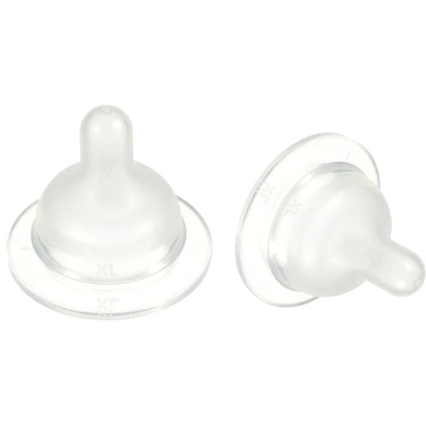 Фото - Малий потік соска дитяча силіконова Difrax S-bottle Wide XL 2 шт. (679)