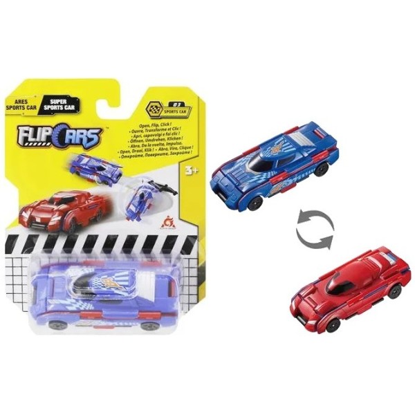 Фото - Машинка-трансформер Flip Cars Арес спорткар і Супер спорткар (EU463875B-03)