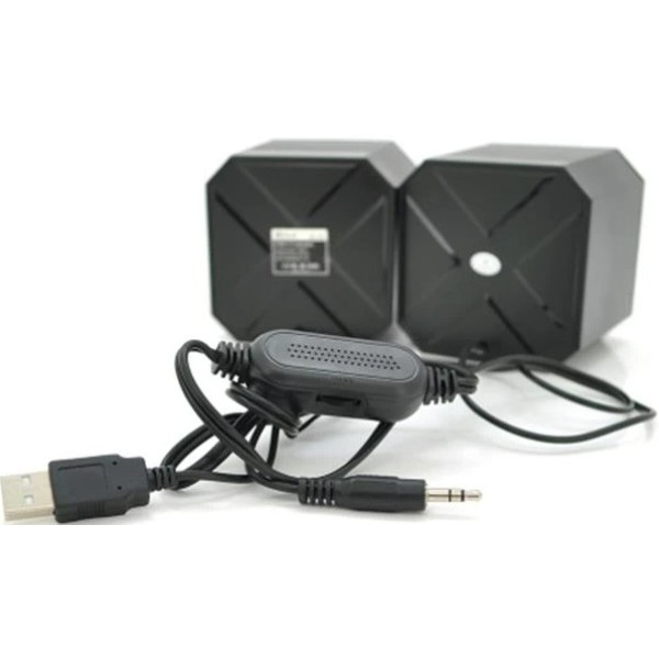Фото - Компьютерная акустика обычная 2.0 Kisonli KS-02/23409 Black