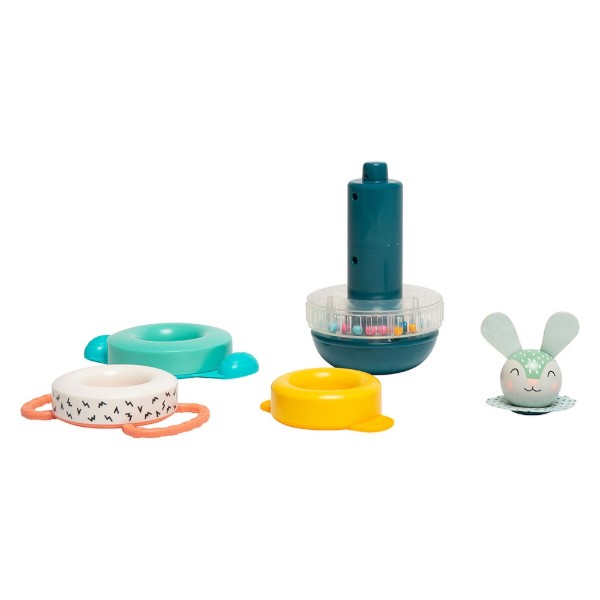 Фото - Пірамідка Taf Toys колекція "Полярне сяйво" - КРОЛИК (12445)