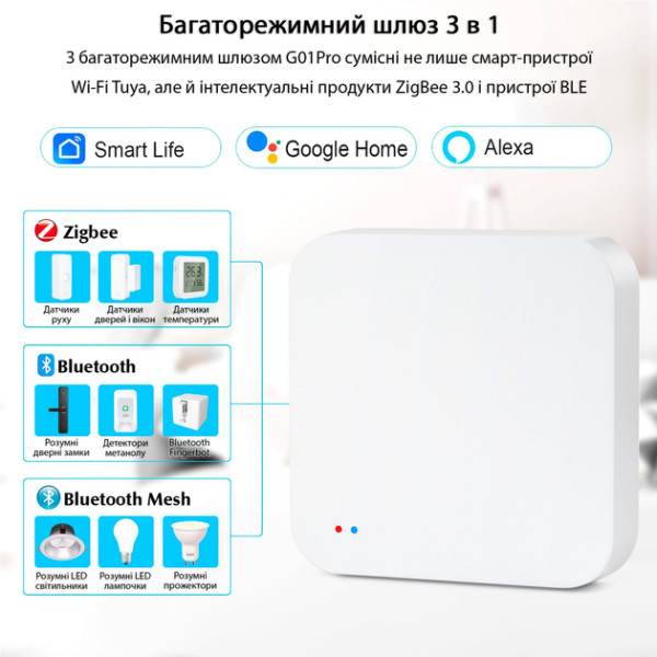 Фото - Багатофункціональний шлюз Action Tuya G01Pro