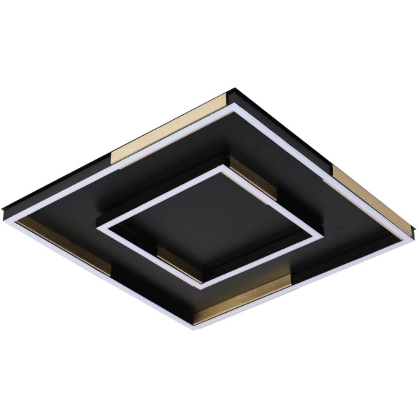 Фото - Люстра VALESO 3437/450 черная+ золотом LED 96W