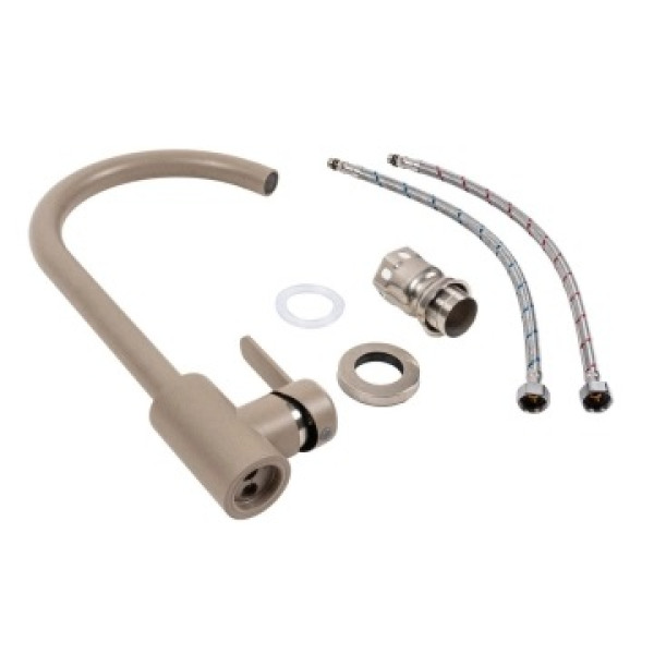 Фото - Смеситель кухонный VALESO 7990 NEST (3008 А-FN) Титан