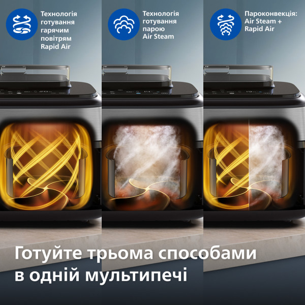 Фото - Мультипіч Philips Ovi Dual Steam NA555/00