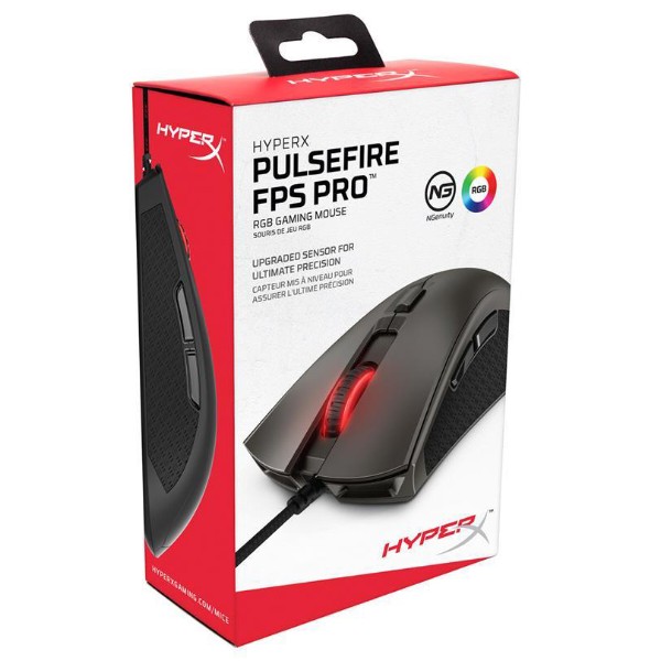Фото - Мышь проводная игровая HyperX Pulsefire FPS Pro RGB Black (4P4F7AA) USB
