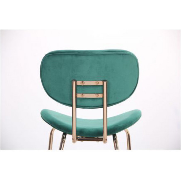 Фото - Стул кухонный AMF Alphabet D gold/dark green (545708)