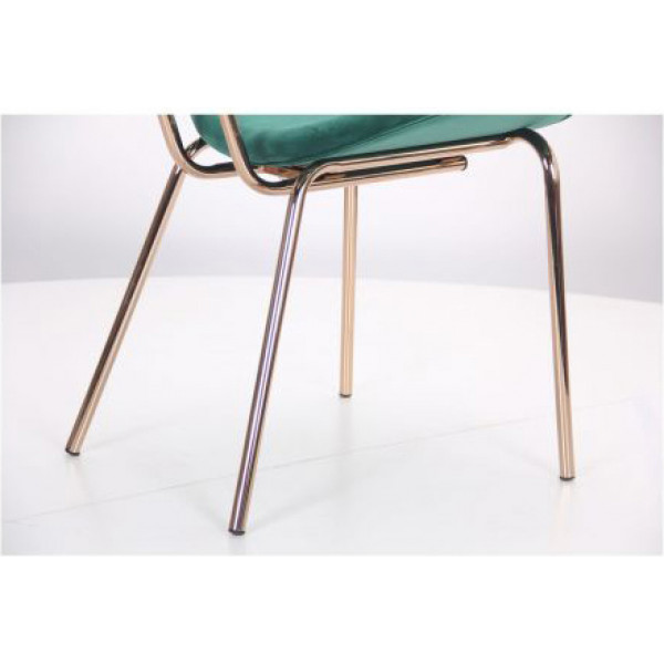 Фото - Стул кухонный AMF Alphabet D gold/dark green (545708)