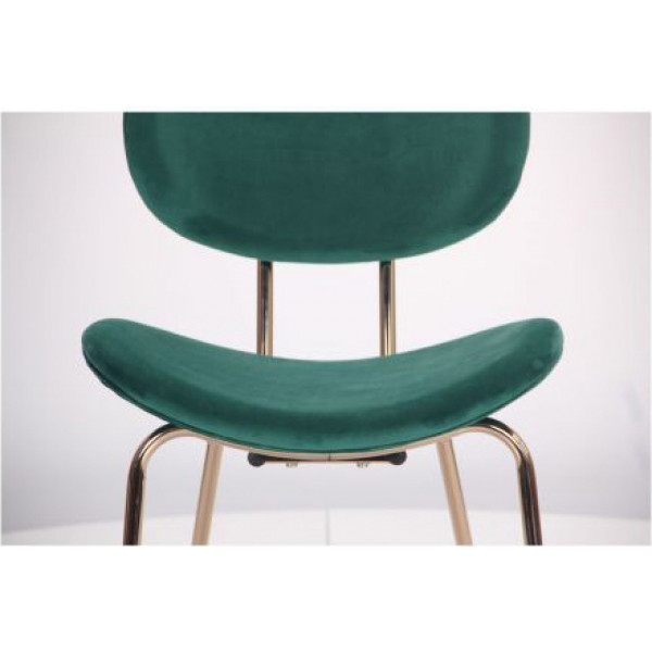 Фото - Стул кухонный AMF Alphabet D gold/dark green (545708)