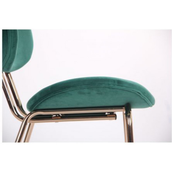 Фото - Стул кухонный AMF Alphabet D gold/dark green (545708)