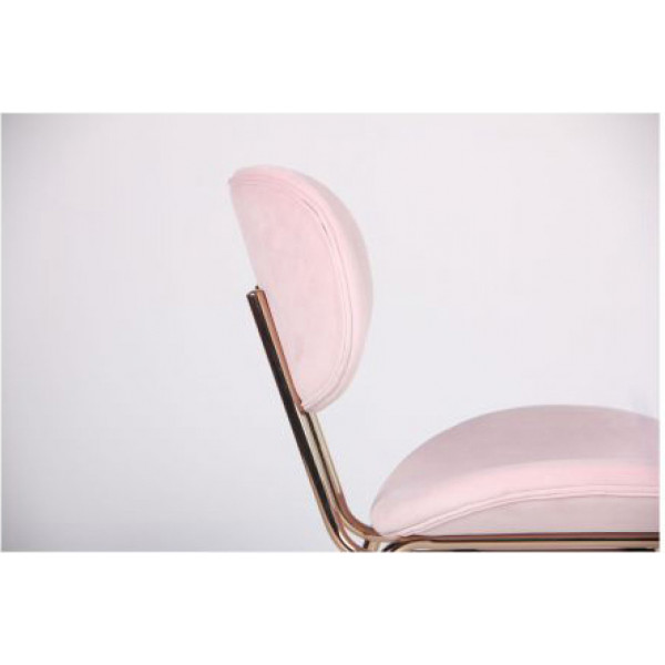 Фото - Стул кухонный AMF Alphabet D gold/pink (545709)