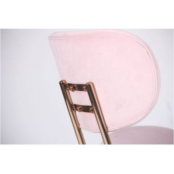Фото - Стул кухонный AMF Alphabet D gold/pink (545709)