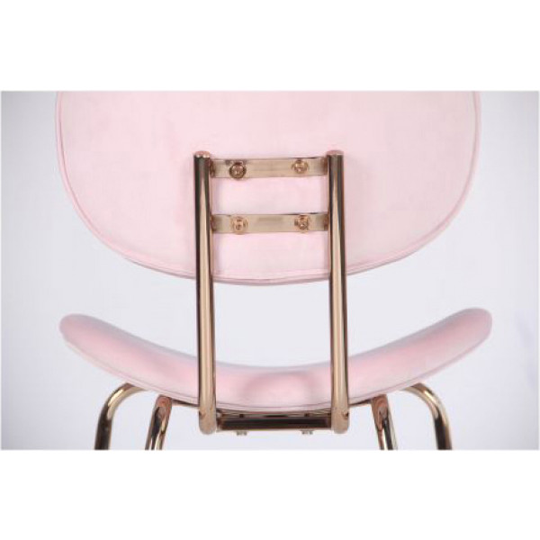 Фото - Стул кухонный AMF Alphabet D gold/pink (545709)