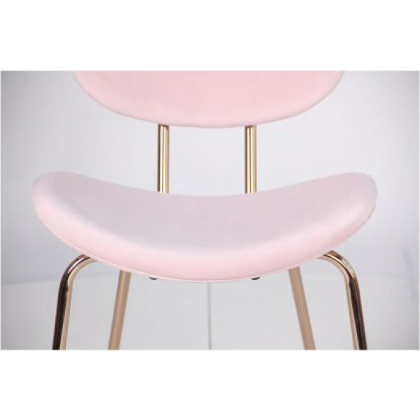Фото - Стул кухонный AMF Alphabet D gold/pink (545709)