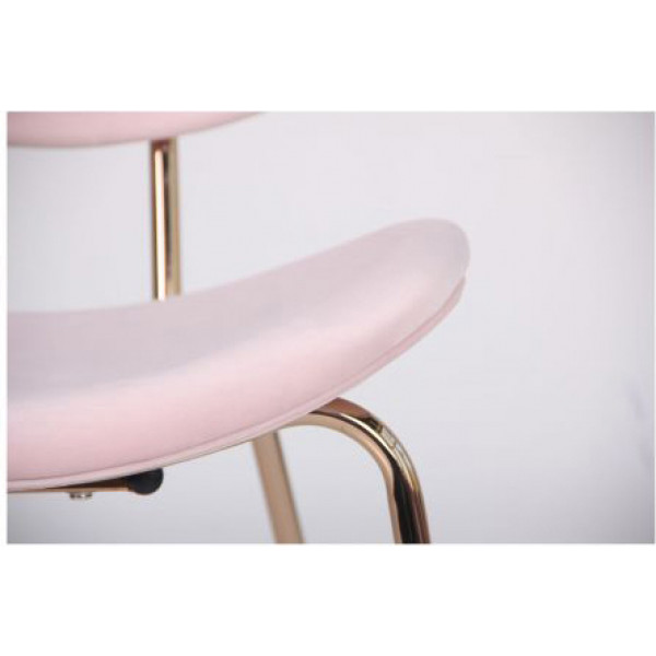 Фото - Стул кухонный AMF Alphabet D gold/pink (545709)