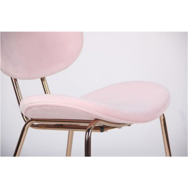 Фото - Стул кухонный AMF Alphabet D gold/pink (545709)