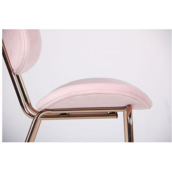 Фото - Стул кухонный AMF Alphabet D gold/pink (545709)