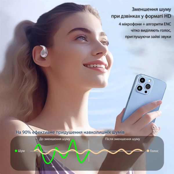 Фото - Наушники вкладыши беспроводные Action YX46 Purple