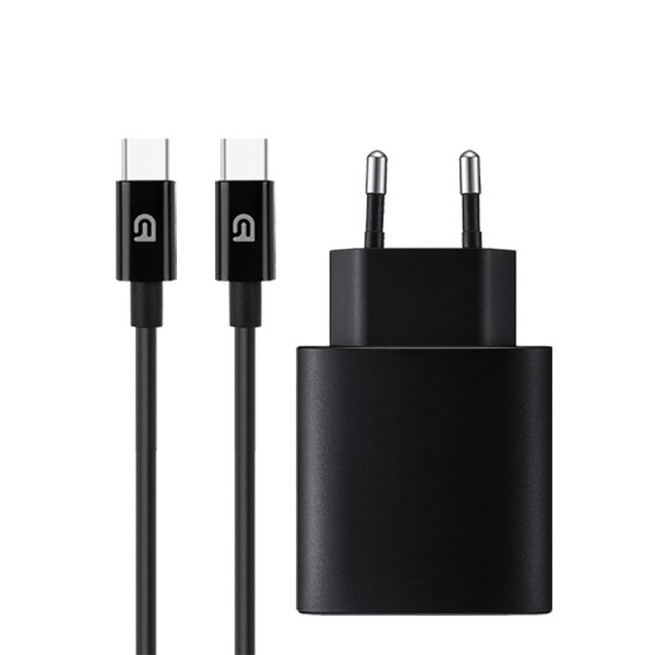 Фото - Мережевий зарядний пристрій Armorstandart ABMHJ83 20W USB-C Black + кабель USB-C to USB-C (ARM77723) Фото - Мережевий зарядний пристрій Armorstandart ABMHJ83 20W USB-C Black + кабель USB-C to USB-C (ARM77723)
