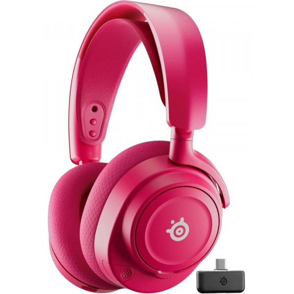 Фото - Гарнітура бездротова ігрова SteelSeries Arctis Nova 7X Gen 2 Wireless Magenta (61760)