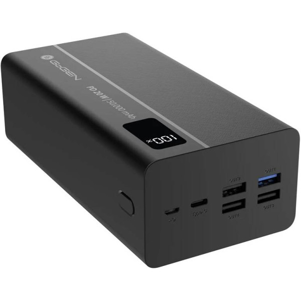 Фото - Батарея мобильная Gogen 50000 mAh PD 20W (GOGPB500001B)