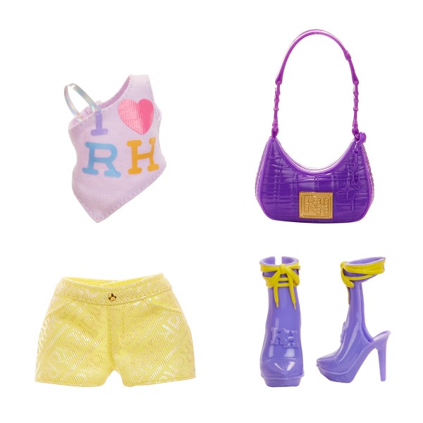 Фото - Кукольный набор Rainbow High My Fashion Style – ВИОЛЕТТА (с аксессуарами) (547563)