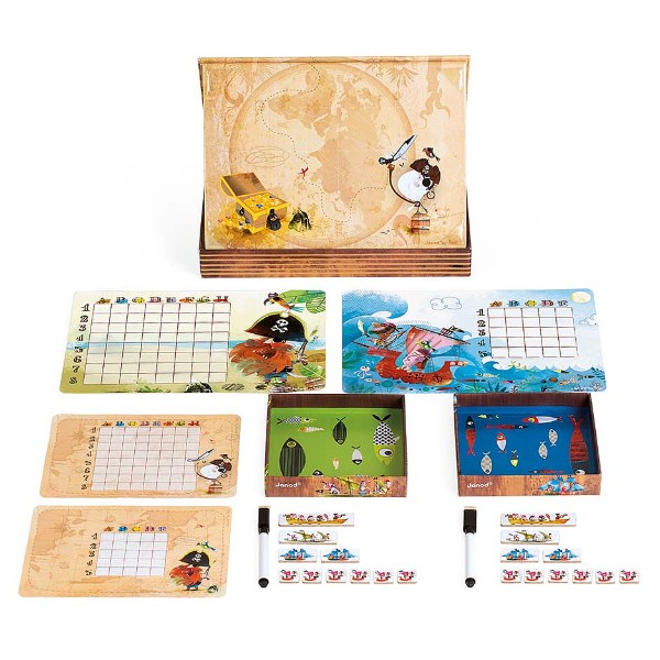 Фото - Настольная игра (5-7 лет) Janod Битва пиратов (J02835)