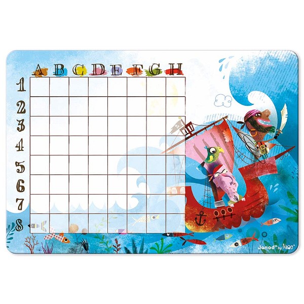 Фото - Настольная игра (5-7 лет) Janod Битва пиратов (J02835)