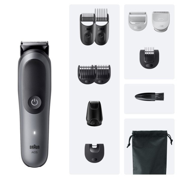 Фото - Тример універсальний Braun All-in-One Series 5 AIO5560 тип 5805+косметичка