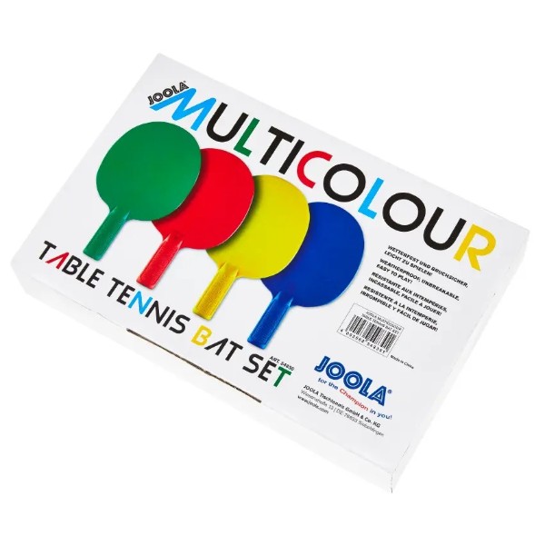 Фото - Набір для настільного тенісу Joola Multicolour 4 Bats (54830)