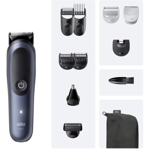 Фото - Тример універсальний Braun All-in-One Series 7 AIO7540 тип 5807+косметичка