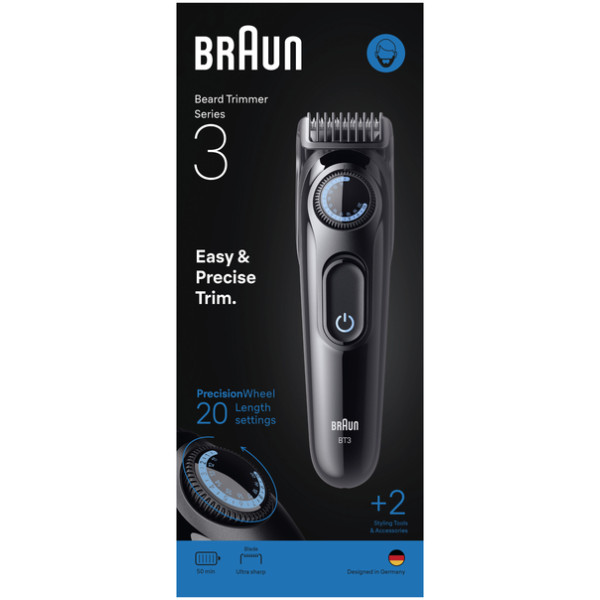 Фото - Триммер для усов и бороды Braun Beard Trimmer Series 3 BT3500 тип 5516