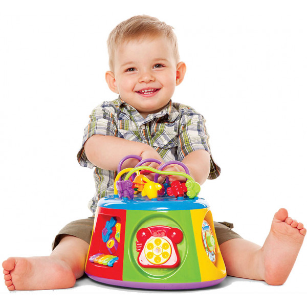 Фото - Игровой центр для малыша Kiddieland Мультицентр (свет, озвуч. укр. яз.) (54932)